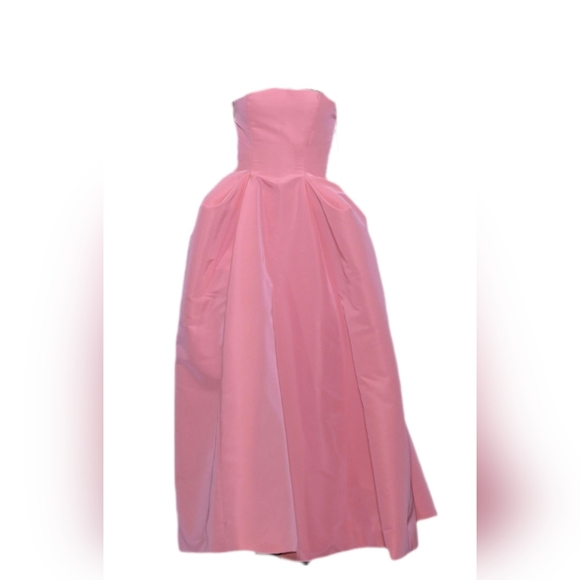Oscar de la Renta Dresses & Skirts - ○$7,500 OSCAR DE LA RENTA PINK SILK PLEADED RUNWAY GOWN US 10 L